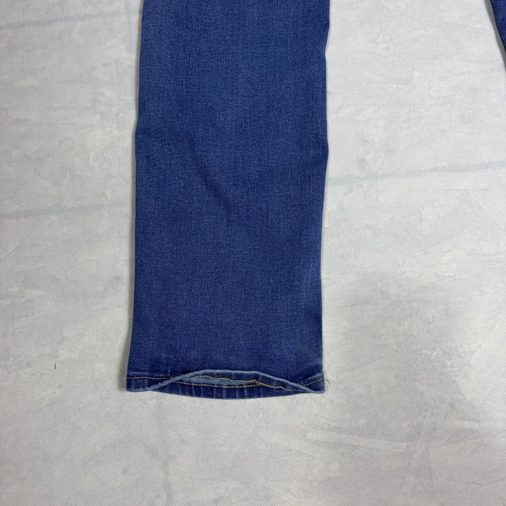 Levi's 511 Mens Straight Jeans Blue Denim‎ 5-Pocket Classic Whiskering Size 18R